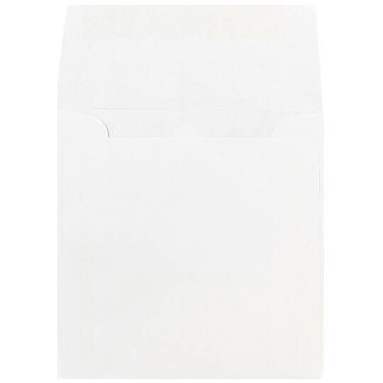 JAM Paper White Square Invitation Envelopes